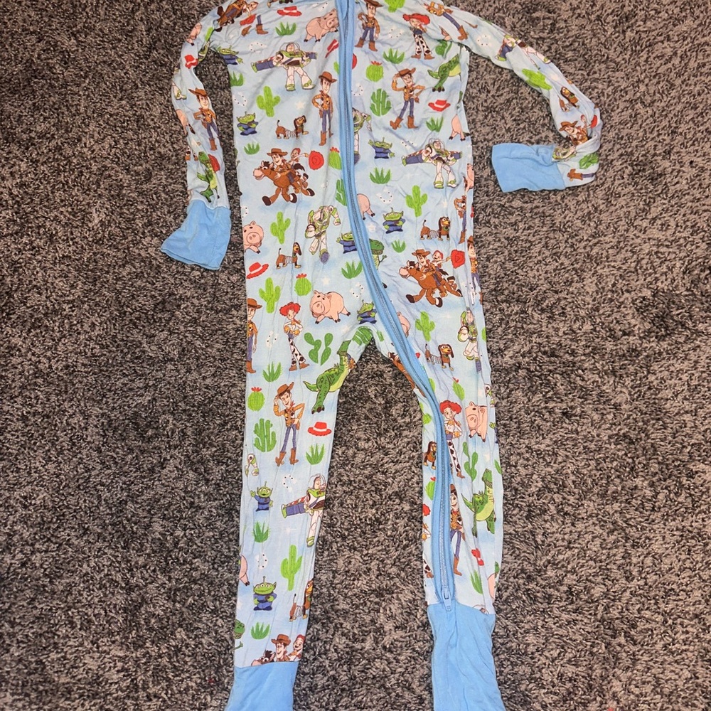Little Sleepies Blue Toy Story Pajamas